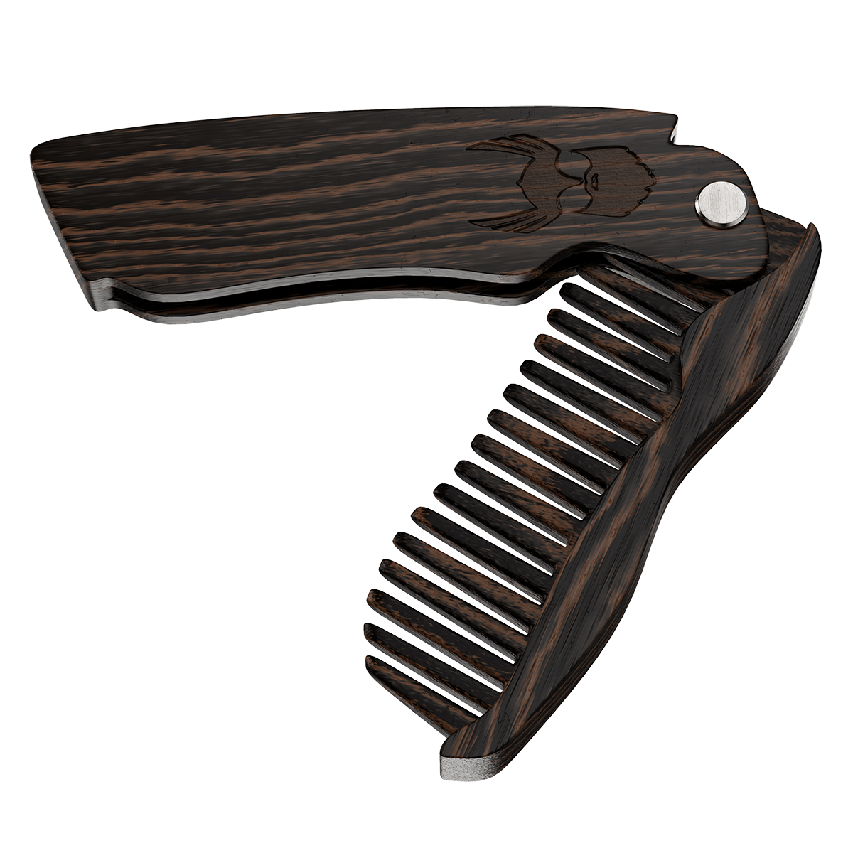 Modell Viking Bartkamm + Holster