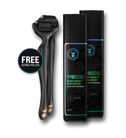 Voxtr Beard Accelerator Serum – Gratis-Roller-Special