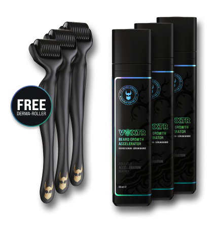 Voxtr Beard Accelerator Serum – Gratis-Roller-Special