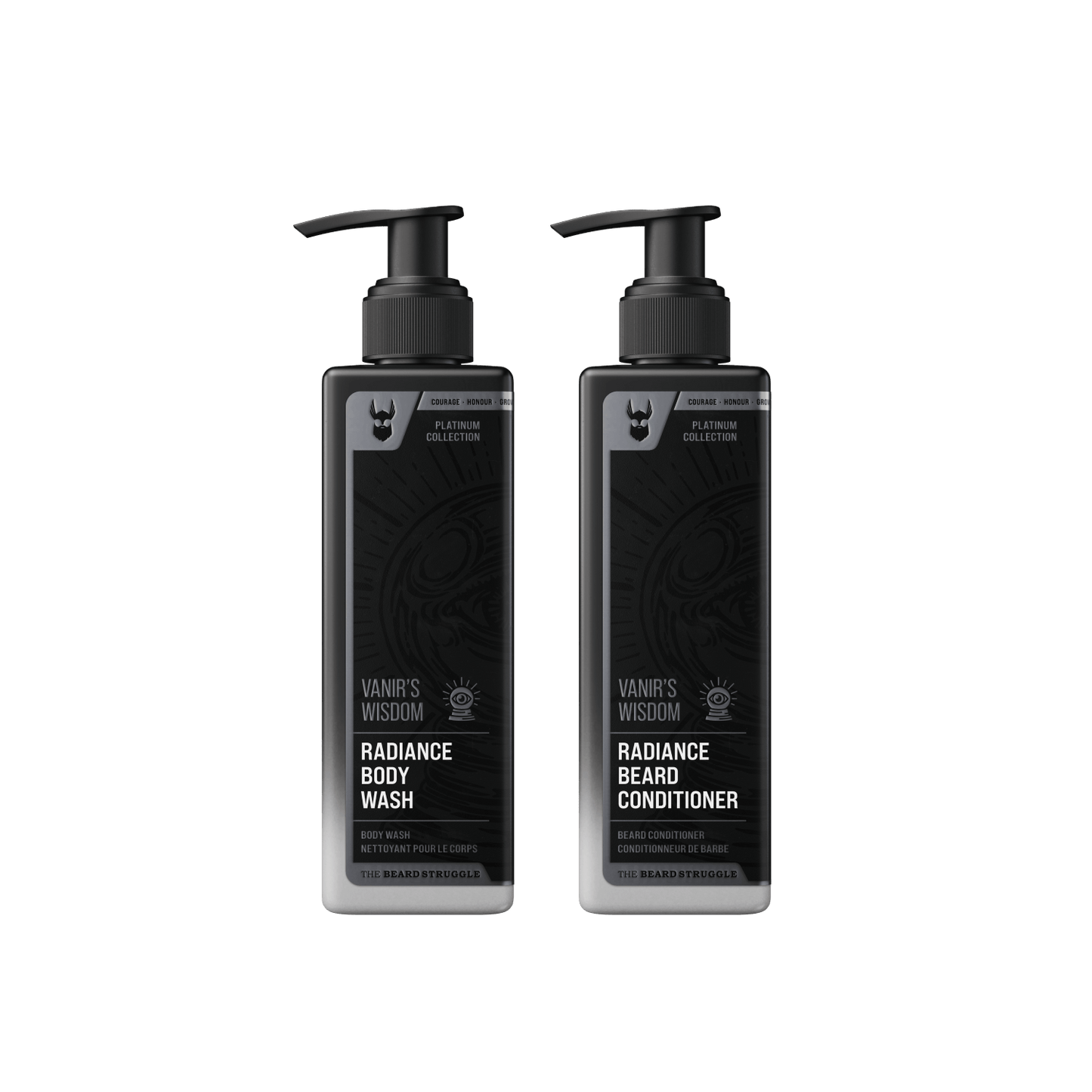 Radiance Bartwasch- und Conditioner-Paket