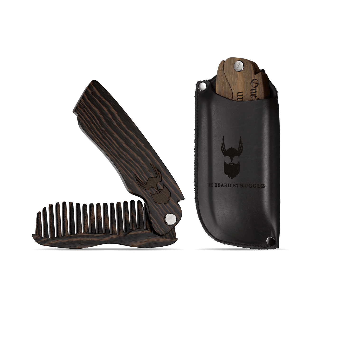 Modell Viking Bartkamm + Holster