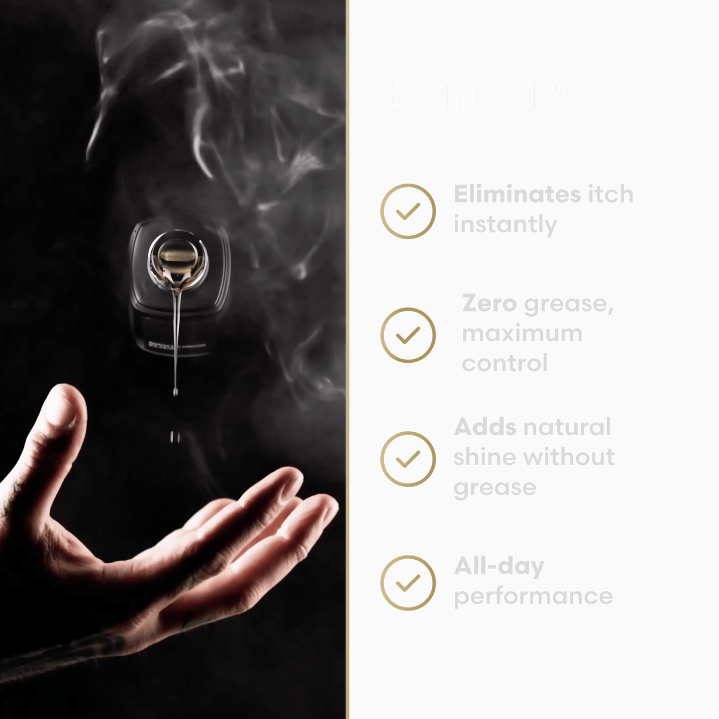 Flüssiges Bartwasser für den Tag