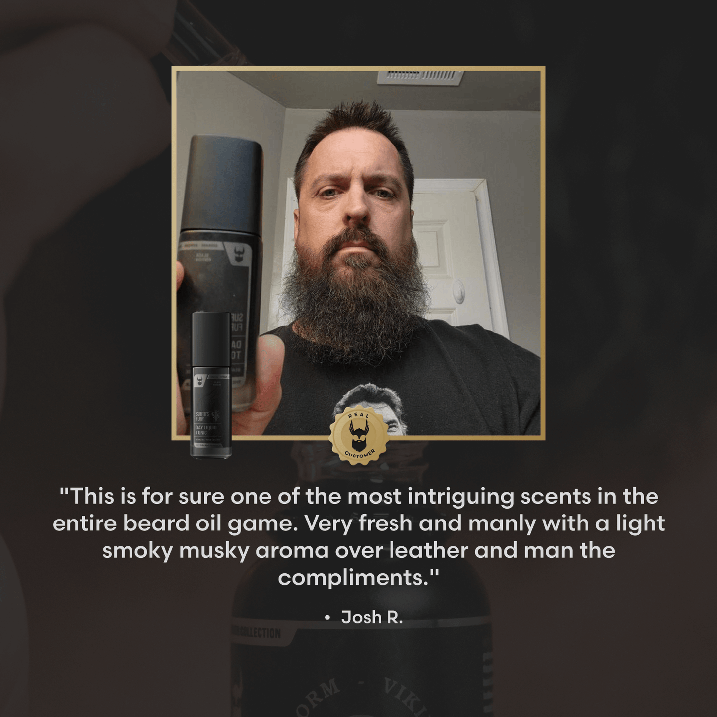 Flüssiges Bartwasser für den Tag