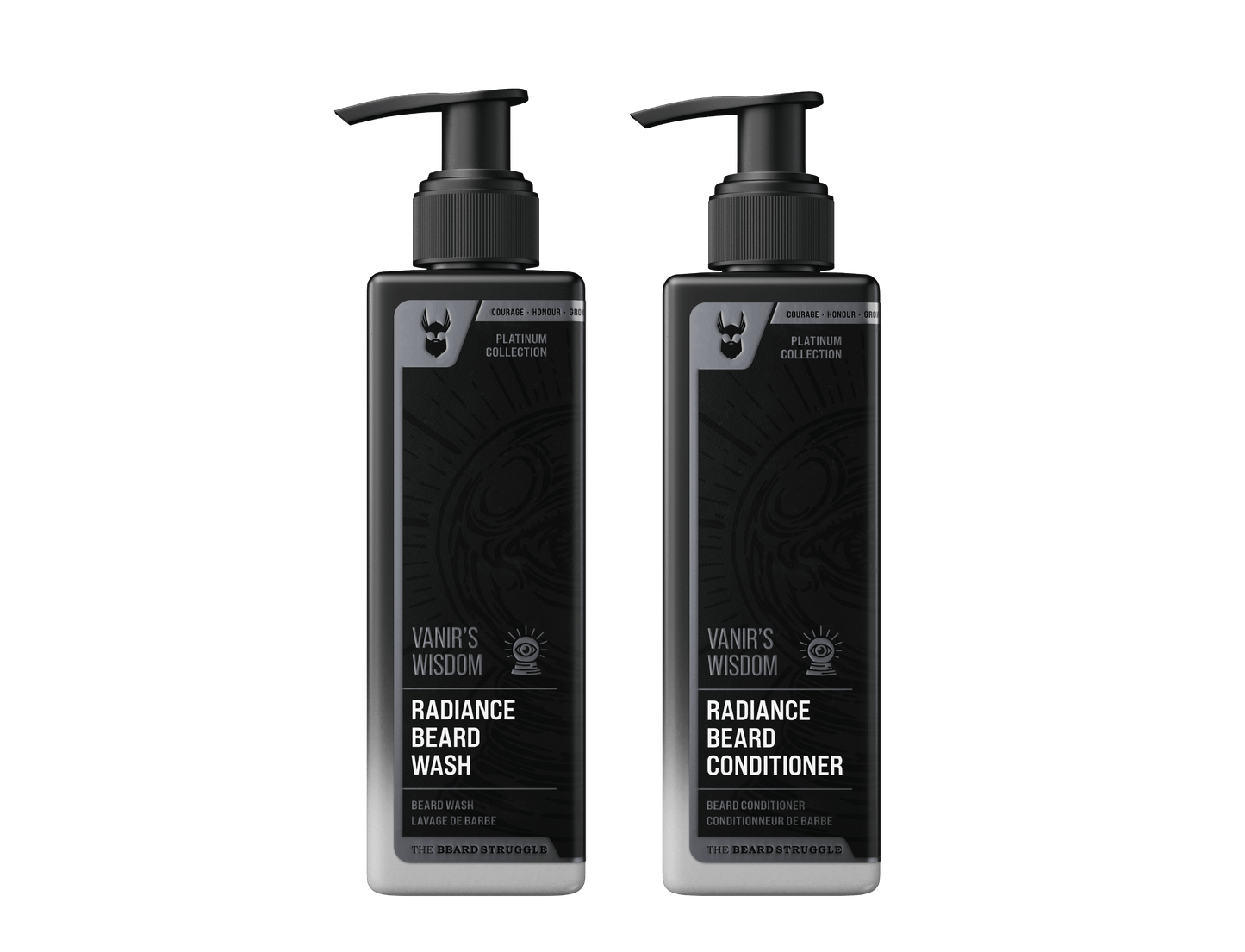 Radiance Bartwasch- und Conditioner-Paket