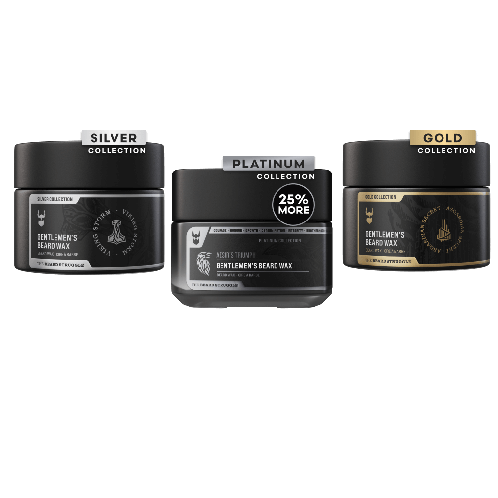 Transparentes Schnurrbartwachs für natürlichen Halt