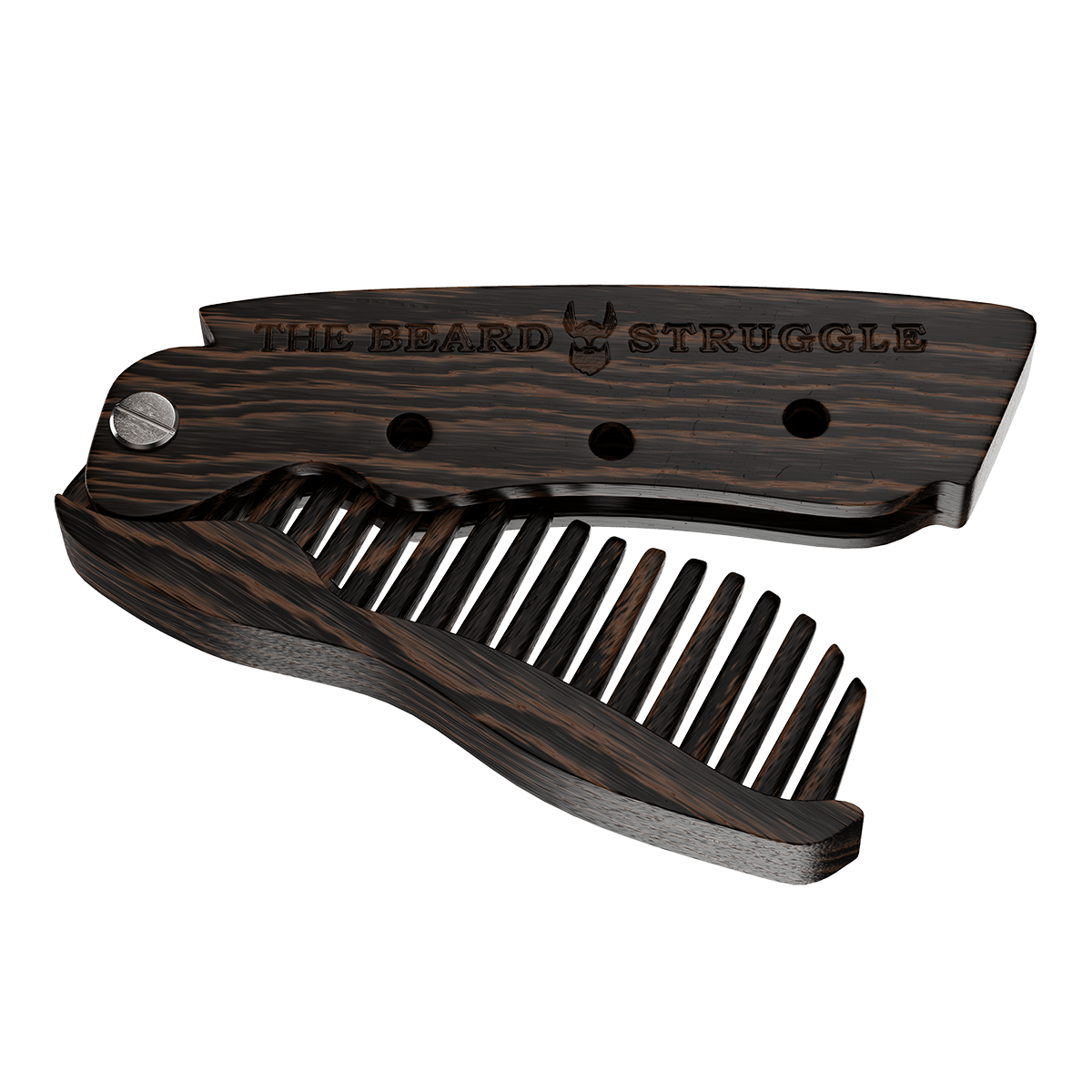 Model Viking Beard Comb + Holster