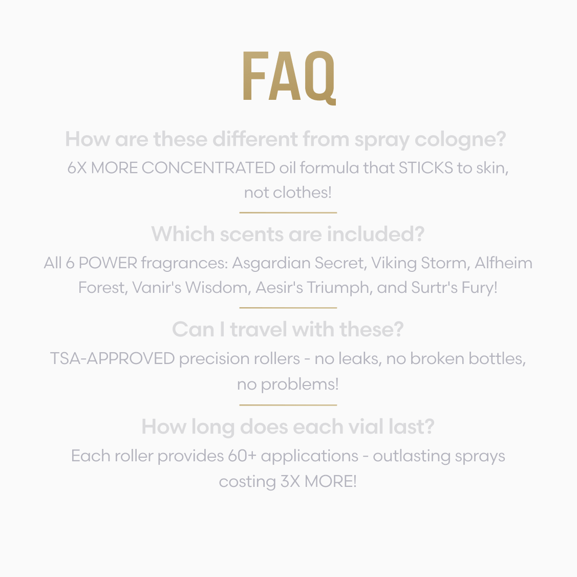 Kölnisch Wasseröl-Probenset