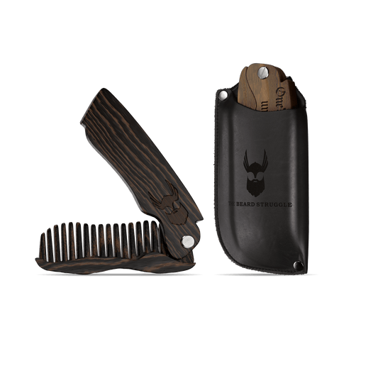 Modell Viking Bartkamm + Holster