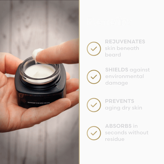 Crème à barbe : Combattez la sécheresse et les démangeaisons