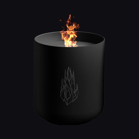 Schwarze Fyr Luxe-Kerze